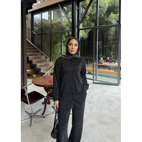 Aura Simli Takım - Siyah