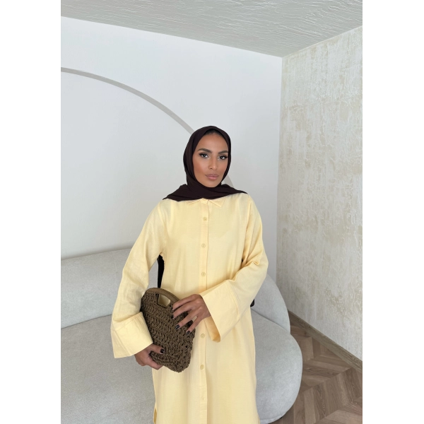 Bulster Müslin Gömlek - Sarı