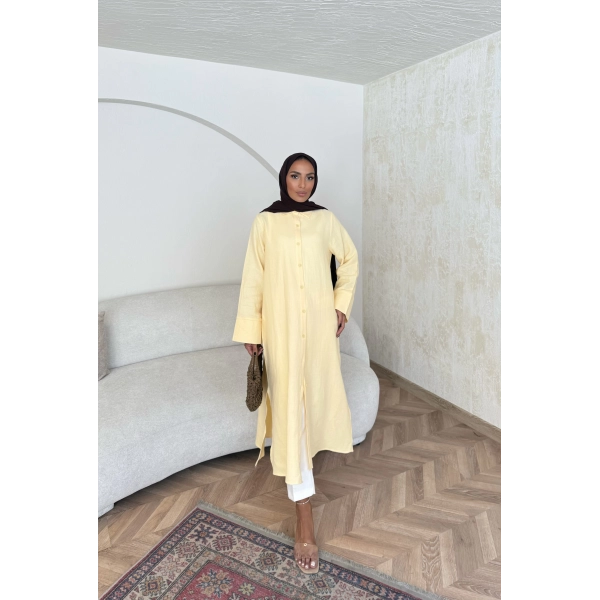 Bulster Müslin Gömlek - Sarı