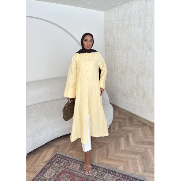 Bulster Müslin Gömlek - Sarı