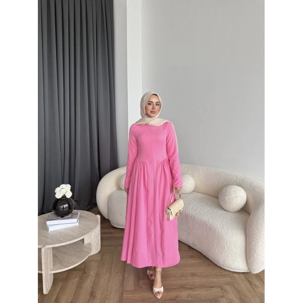 Crash Elbise - Pembe