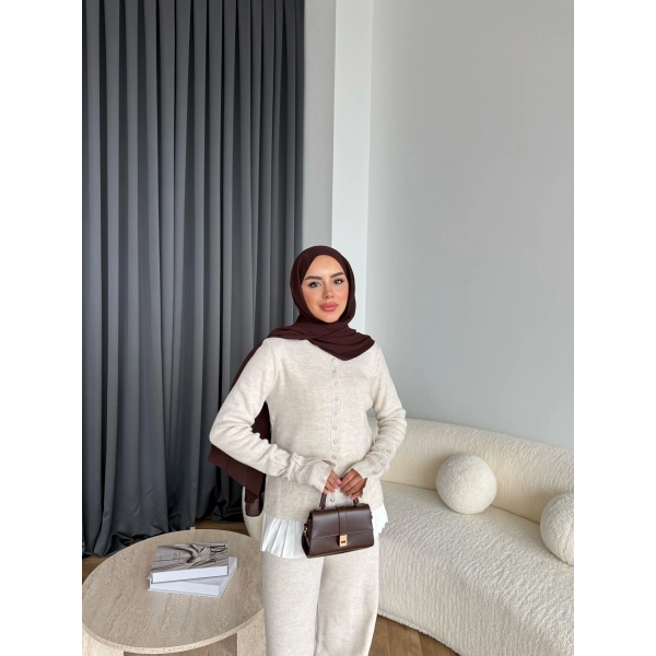 Diana Triko Takım - Bej