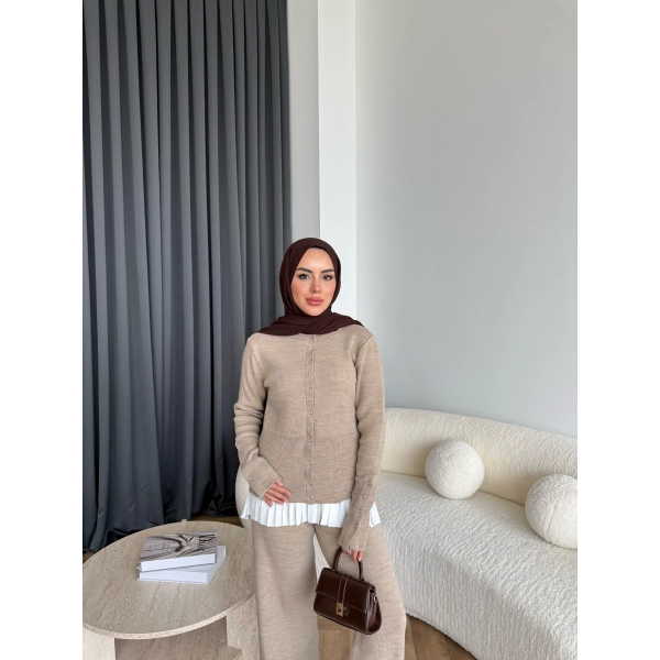 Diana Triko Takım - Vizon