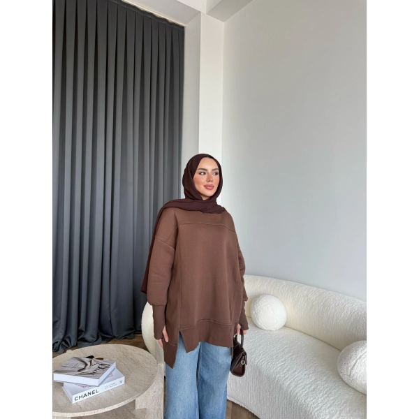 Dilvi Model Sweat - Acı Kahve