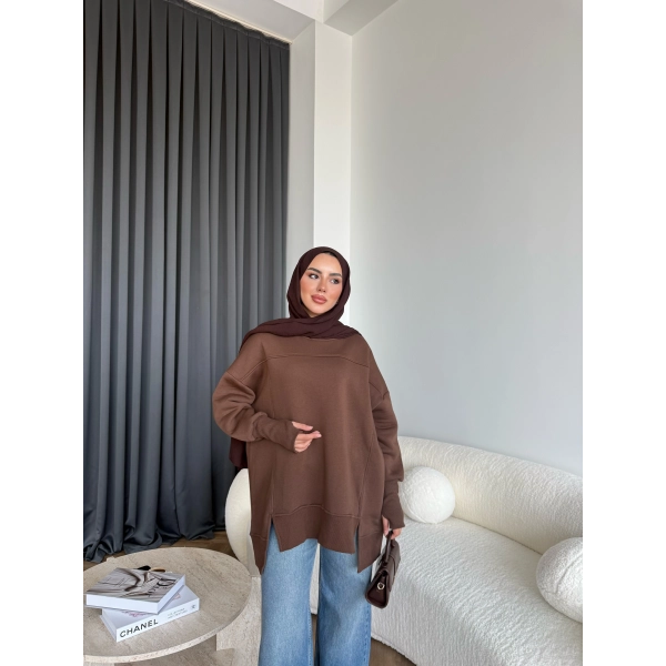 Dilvi Model Sweat - Acı Kahve