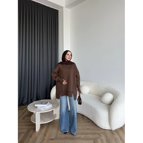 Dilvi Model Sweat - Acı Kahve