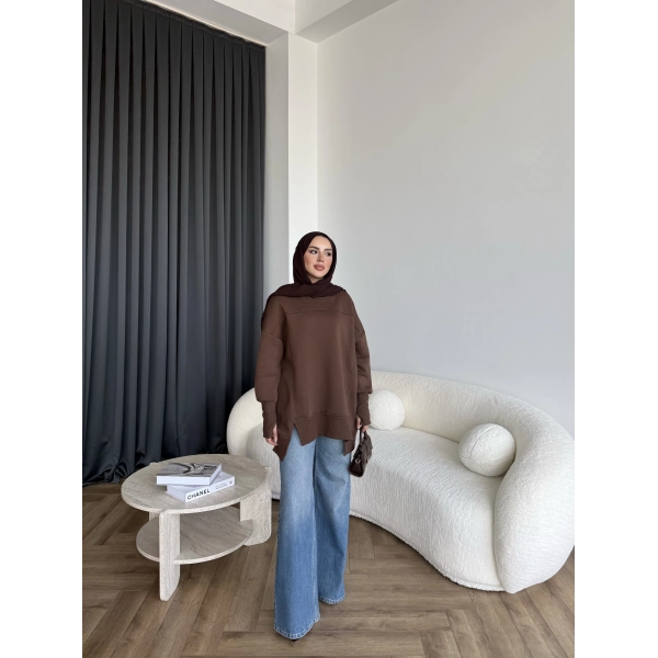 Dilvi Model Sweat - Acı Kahve