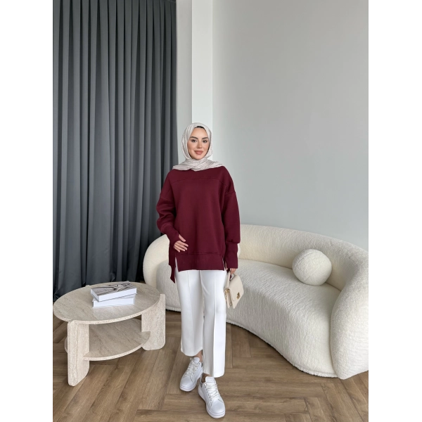 Dilvi Model Sweat - Bordo