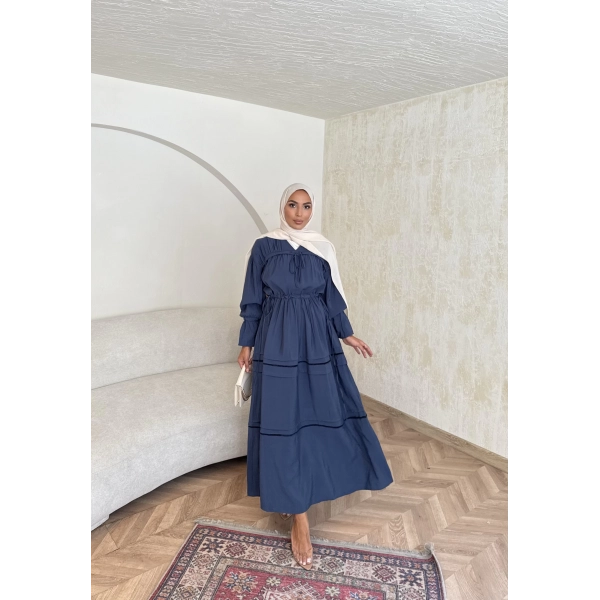 Exlan İndirimli Elbise - Lacivert