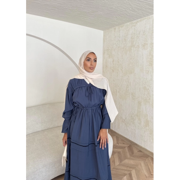 Exlan İndirimli Elbise - Lacivert