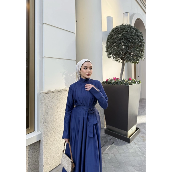 Eyşan Elbise - Lacivert