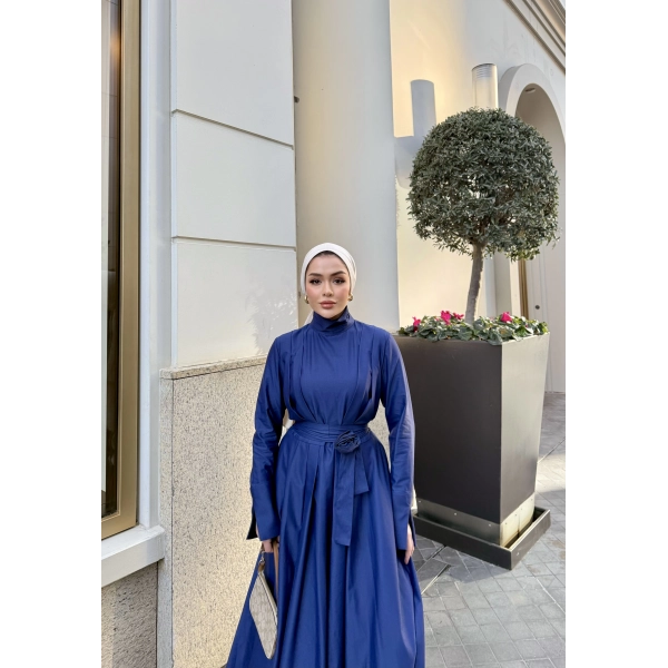 Eyşan Elbise - Lacivert