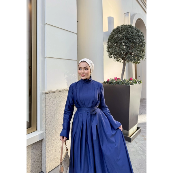 Eyşan Elbise - Lacivert