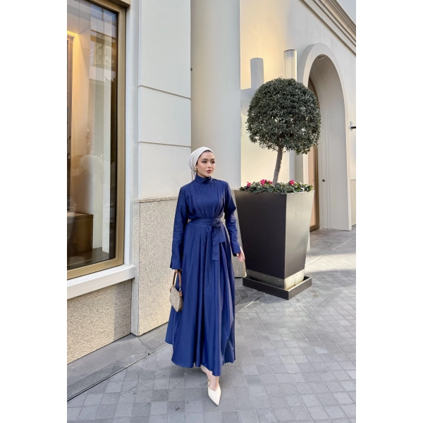 Eyşan Elbise - Lacivert