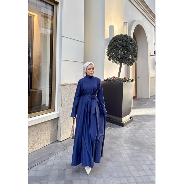 Eyşan Elbise - Lacivert