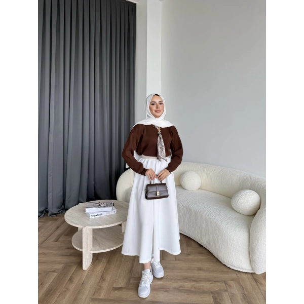 Fiyonklu Kazak - Acı Kahve