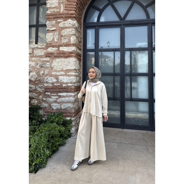 Fosa Oysh Takım - Bej