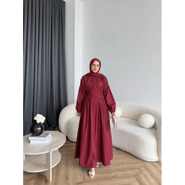 Hr - Zeyn Elbise - Bordo