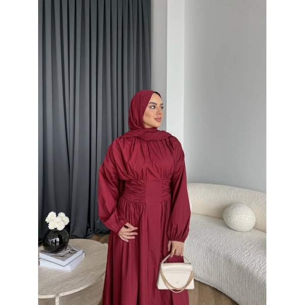 Hr - Zeyn Elbise - Bordo