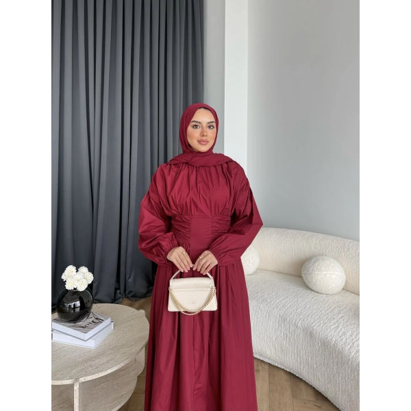 Hr - Zeyn Elbise - Bordo