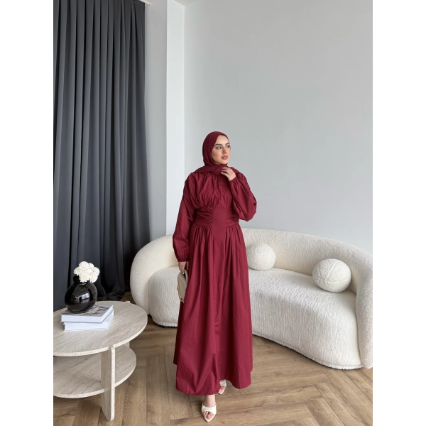 Hr - Zeyn Elbise - Bordo