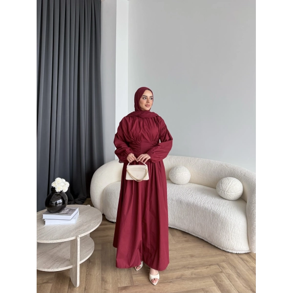 Hr - Zeyn Elbise - Bordo