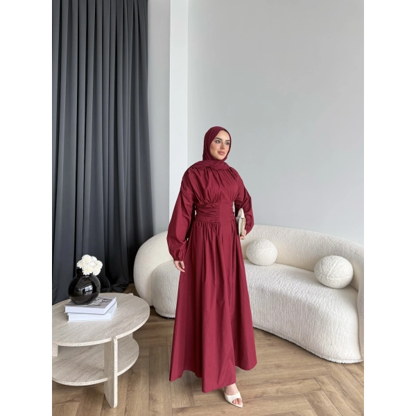 Hr - Zeyn Elbise - Bordo