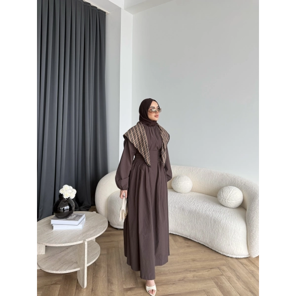 Hr - Zeyn Elbise - Kahve