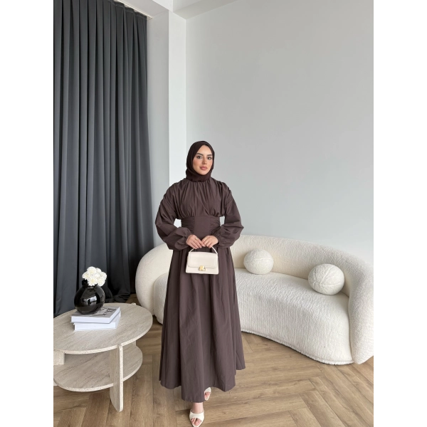 Hr - Zeyn Elbise - Kahve