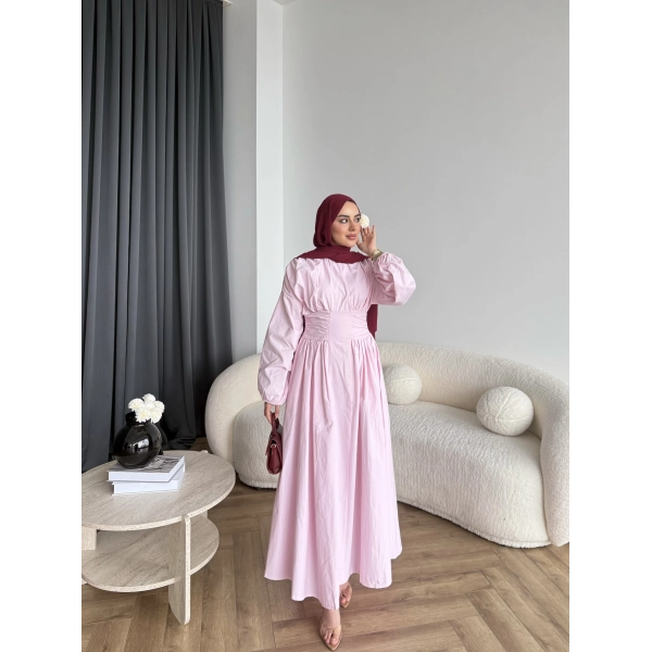 Hr - Zeyn Elbise - Pembe