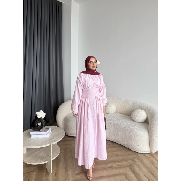 Hr - Zeyn Elbise - Pembe