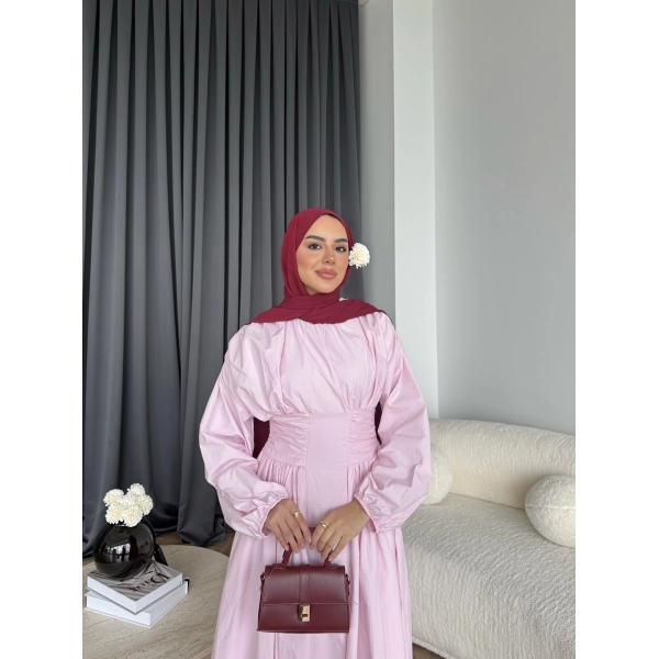 Hr - Zeyn Elbise - Pembe