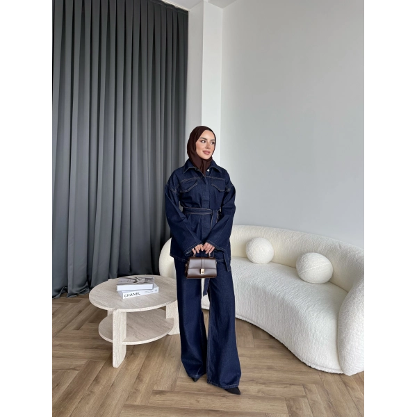 Lenesa Kot Takım - Mavi