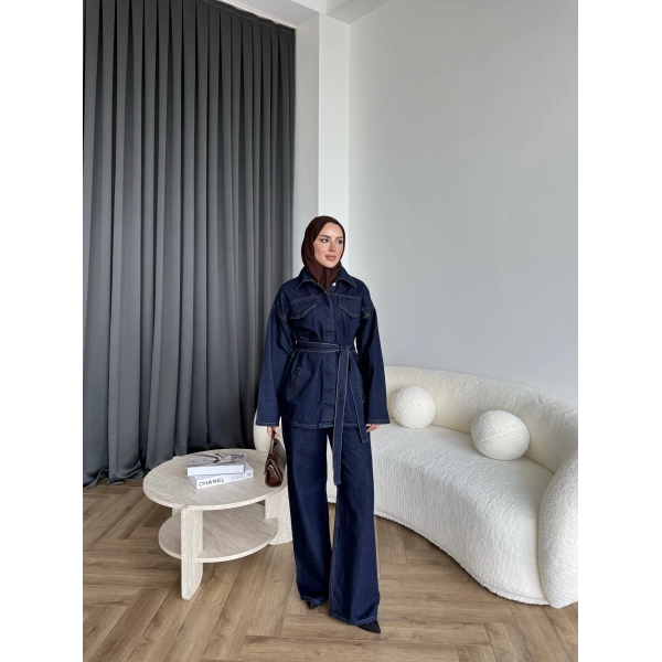 Lenesa Kot Takım - Mavi