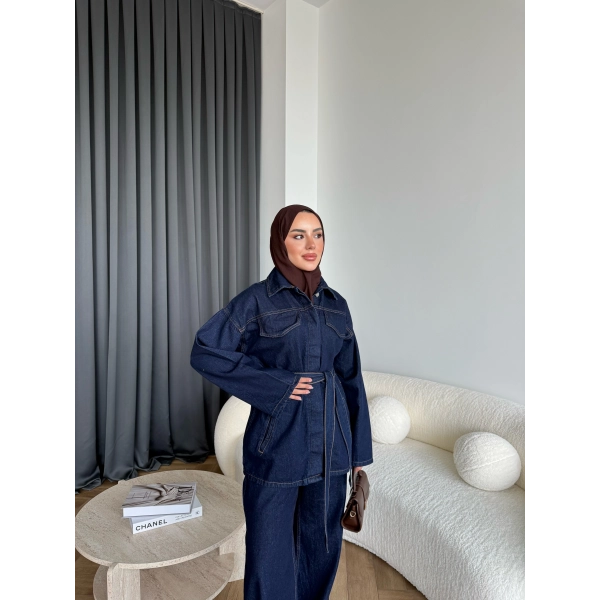 Lenesa Kot Takım - Mavi