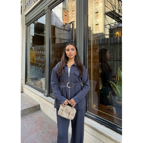 Loya Cepli Oysh Takım - Lacivert