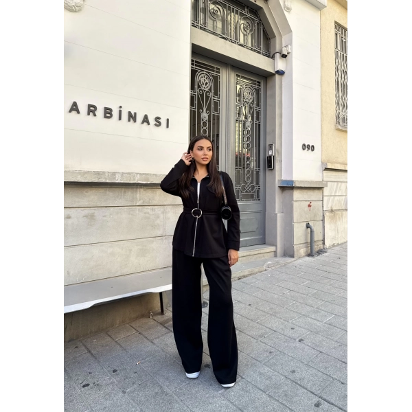 Loya Cepli Oysh Takım - Siyah