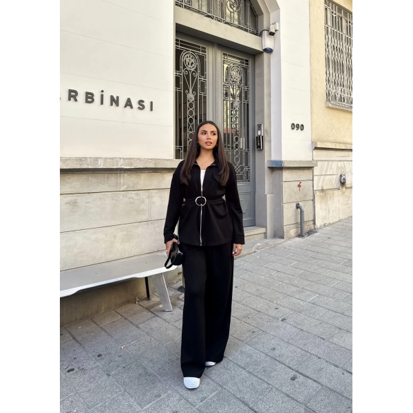 Loya Cepli Oysh Takım - Siyah