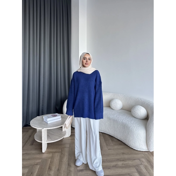 Mb-Eso Triko Kazak - Mavi