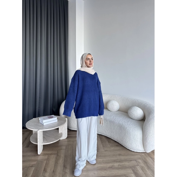 Mb-Eso Triko Kazak - Mavi