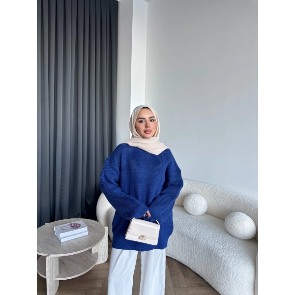 Mb-Eso Triko Kazak - Mavi