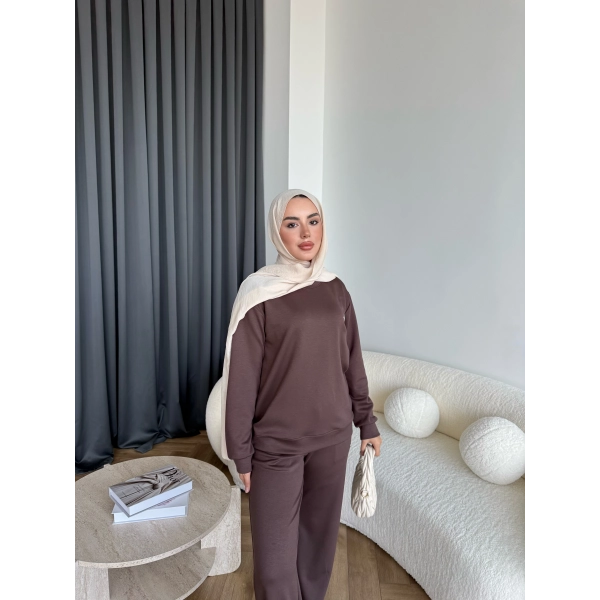 Muadil A Eşofman Takım - Acı Kahve