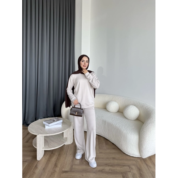 Muadil A Eşofman Takım - Bej