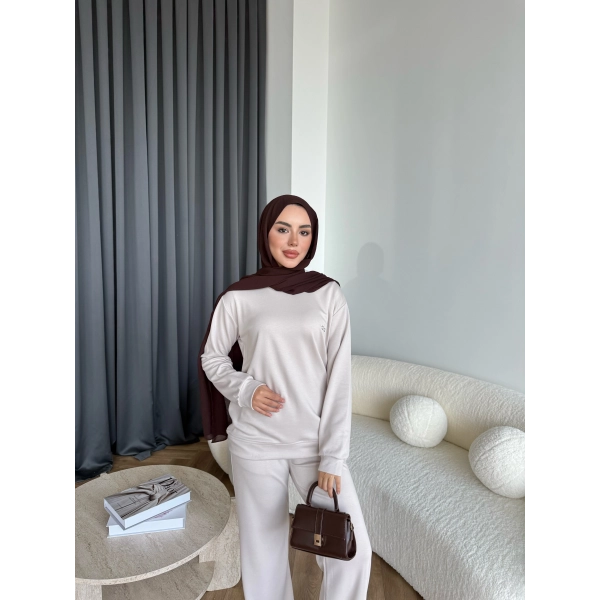 Muadil A Eşofman Takım - Bej