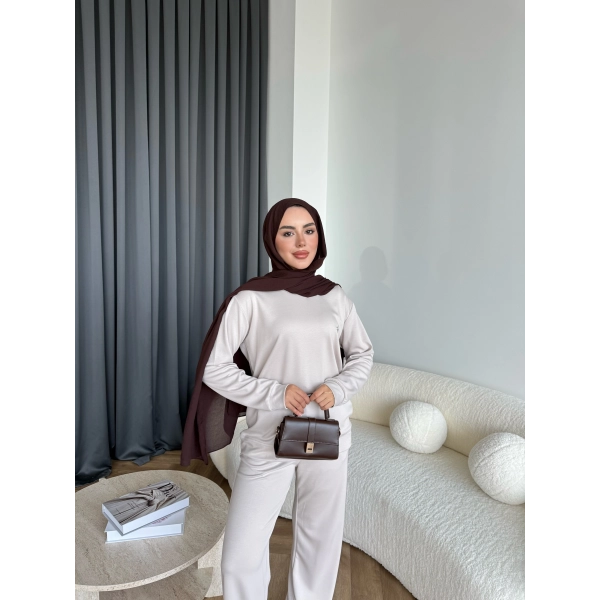 Muadil A Eşofman Takım - Bej