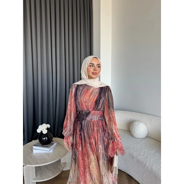 Ng - Azale Elbise - Toprak