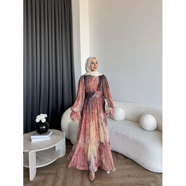 Ng - Azale Elbise - Toprak