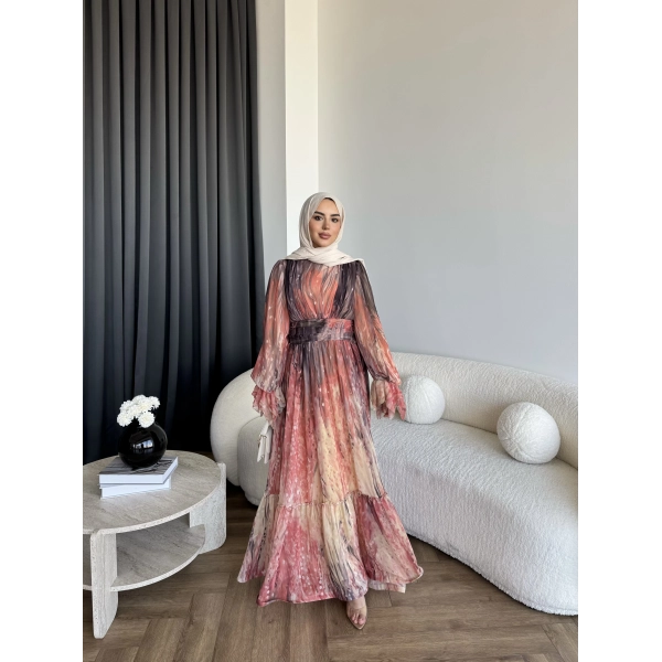 Ng - Azale Elbise - Toprak