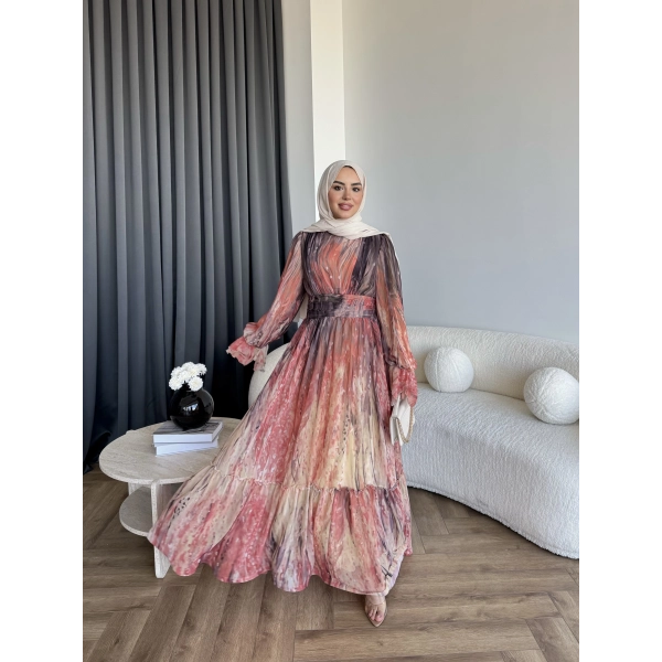 Ng - Azale Elbise - Toprak