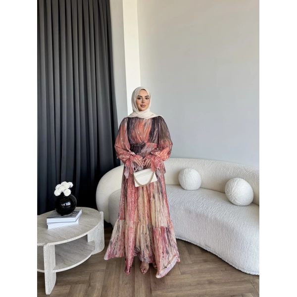 Ng - Azale Elbise - Toprak